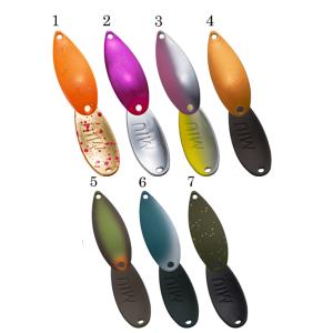 フォレスト ミュー スタンダードカラー 2.2g (トラウトルアー スプーン