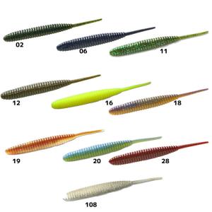 デプス デスアダー Fエコ 5in (ブラックバスワーム) ゆうパケット可