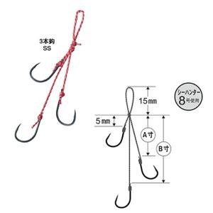 がまかつ 糸付 サーベルポイントファインM 3...の詳細画像1