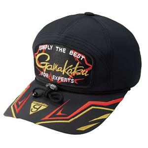 がまかつ フィッシングキャップ ブラック GM-9874