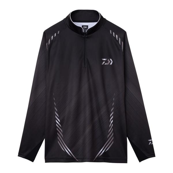 ダイワ エキスパートライトジップシャツ ブラック M〜XL DE-7723 (フィッシングシャツ T...