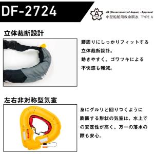 ダイワ インフレータブルライフジャケット ウエ...の詳細画像2