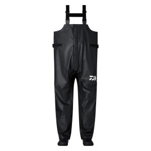ダイワ PUオーシャンレインサロペット ブラック DR-6226P (レインウェア レインパンツ)