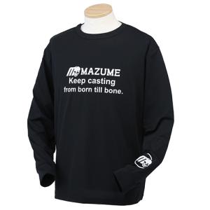 マズメ mazume プライムフレックスロングTシャツ ブラック MZAP-581