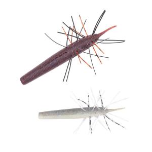 ジークラック イモケムシスリム 3.8in (ブラックバス ワーム)