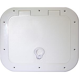 角窓ハッチ 船窓 キャンピングカーDIY 強化ガラス 樹脂枠 [ ホワイト