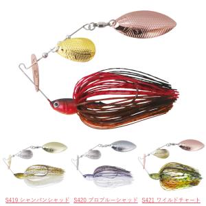 ボトムアップ スピナーベイト ビーブル 1/2oz DW S401 オーロラ
