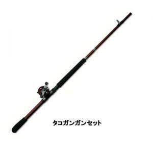 タコ竿 タコガンガンセット 180 (タコ釣り 竿&リールセ...