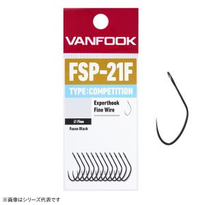 ヴァンフック エキスパートフック ファイン コンペティションワイヤー(30) FBK フッ素ブラック FSP-21F (フック シングル) ゆうパケット可｜fishing-you