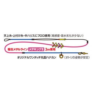 シマノ メタキング2 完全仕掛 ピンク PJ-...の詳細画像2
