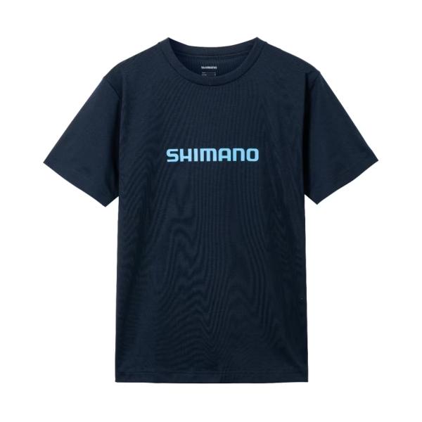 シマノ ドライロゴTシャツ ショートスリーブ ネイビー SH-021W (フィッシングTシャツ 半袖...