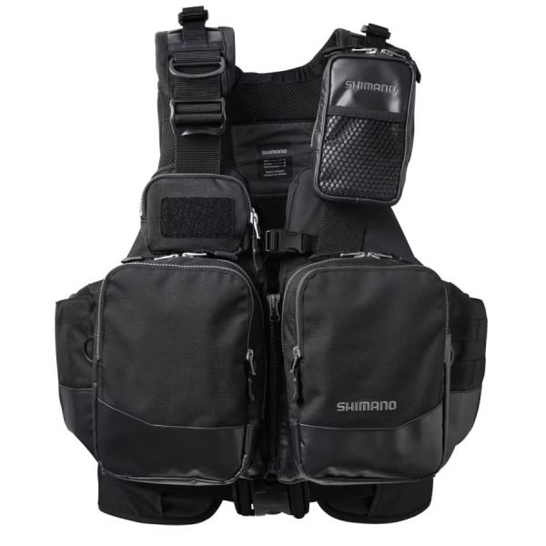 シマノ サーフトリッパーベスト ブラック VF-275W (ライフジャケット フローティングベスト ...