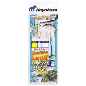 Hayabusa（ハヤブサ） 堤防ジギングサビキセット 3本鈎50g HA281