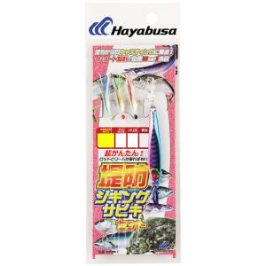 Hayabusa（ハヤブサ） 堤防ジギングサビキセット 3本鈎50g HA281