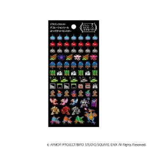ドラゴンクエスト文具屋 デコレーションシール4 ぷっくりドットモンスター / メール便対応可 ドラクエ DQグッズ