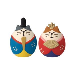 concombre コンコンブル 猫雛 2024 / ぽかぽかひなたのおひなさま ミニチュア デコレ｜fishingcat