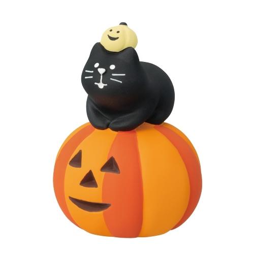 concombre コンコンブル かぼちゃでまったり猫 / ハッピーオバケナイト ハロウィン ミニチ...
