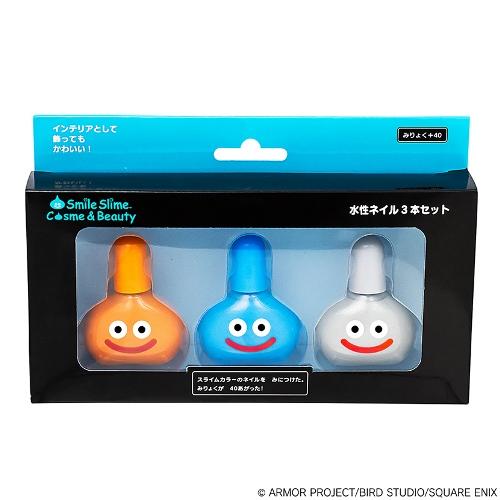 ドラクエグッズ コスメ&amp;ビューティー 水性ネイル３本セット / スマイルスライム ドラゴンクエスト