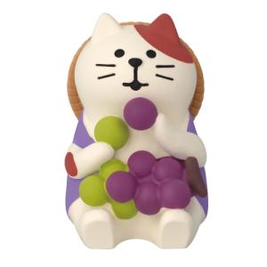 concombre コンコンブル ぶどう食べくらべ猫 / ぶどう収穫祭 デコレ メール便対応可