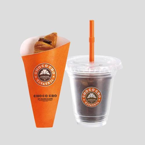 サンマルクカフェ ミニチュアコレクション BOX版 アイスコーヒー＆チョコクロ単品 / 食品サンプル