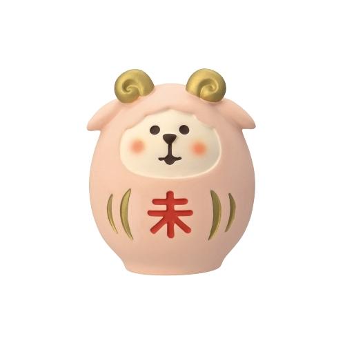 10/中予約 concombre コンコンブル ひつじだるま / 福羊 デコレ メール便対応可
