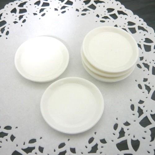 ミニチュア材料 ミニチュア食器お皿38mm ５枚セット 単価49円 / 食品サンプル フェイクフード...