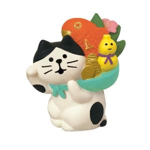 concombre コンコンブル 縁起かつぎ招き猫 /可/デコレ/ミニチュア/2021福丑お正月飾り/福物
