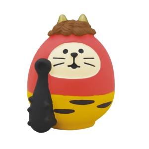 concombre コンコンブル 鬼猫だるま 赤鬼 /可/デコレ/ミニチュア/節分福鬼