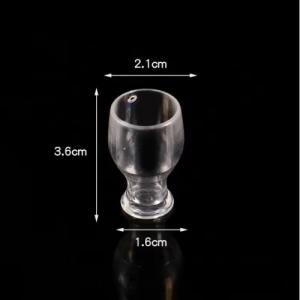 ミニチュア素材 コップ・タンブラー H36mm ４個セット 単価53円 / 食品サンプル フェイクフード 卸売り フェイクスイーツ デコ材料