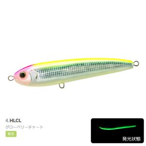 デュエル ハードコア バレットダイブ (F) 200ｍｍ グローベリーチャート｜fishingmax-webshop