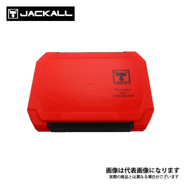 ジャッカル ダブルオープンタックルボックス M 2300DW レッド