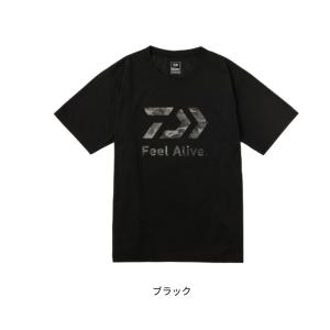 ダイワ DE-9524 Feel Alive サンブロックシャツ ブラック #XLサイズ｜fishingmax-webshop