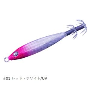 クレイジーオーシャン メタラーTG 25号 #01 レッド・ホワイト/UV｜fishingmax-webshop