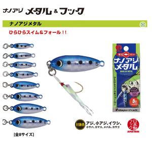 メジャークラフト 鰺道 ナノアジ メタル 0.6g #1 イワシ(ケイムラ)｜fishingmax-webshop