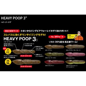 フィッシュアロー ヘビープープ 3インチ #09 パンプキンレッド