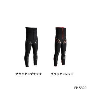 エクセル 鮎タイツ 3mm FP-5320 ブラック×レッド MBサイズ / 鮎用品