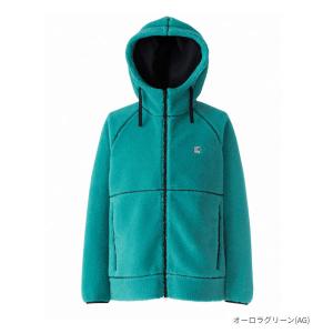 ヘリーハンセン ファイバーパイルフーディー（ユニセックス） AG オーロラグリーン Lサイズ HE52280｜fishingmax-webshop