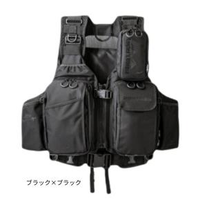 アピアアングラーズサポートベストVer.4＃ブラック×ブラック【大型商品