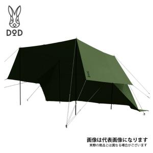 DOD ヌノイチM　カーキ T3-594-KH タープ アウトドア キャンプ [tntp] 大型便A【DOD認定正規取引店】｜fishingmax-webshop