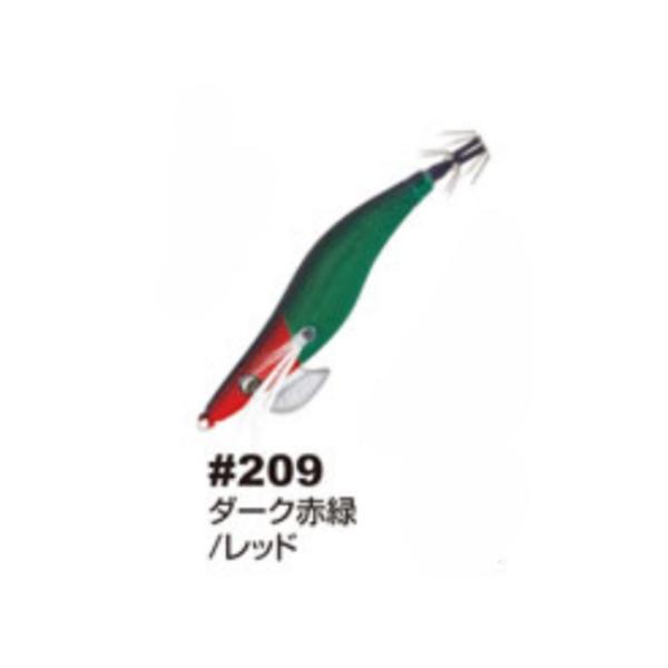 ED-2.5S Draw4 ストロングポイント #2.5号 #209.ダーク赤緑/レッド OWNER...
