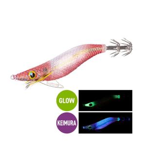 メジャークラフト ビッグアイ エギスッテ2.0号 #15 ブラック夜光