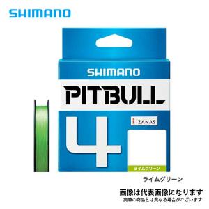 シマノ（SHIMANO） ピットブル4 ライムグリーン 200m 1.0号