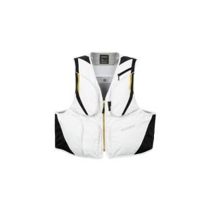 VE-520W 2WAY ショートベスト ホワイト 2XLサイズ : フィッシング