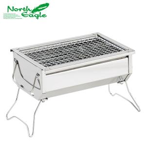 ノースイーグル ステンミニBBQ solo NE1420 バーベキュー BBQ コンロ グリル アウトドア キャンプ｜fishingmax-webshop