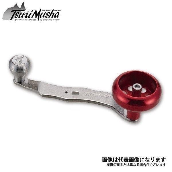 釣武者 Ti Tsuri Mushaハンドル レッド リール