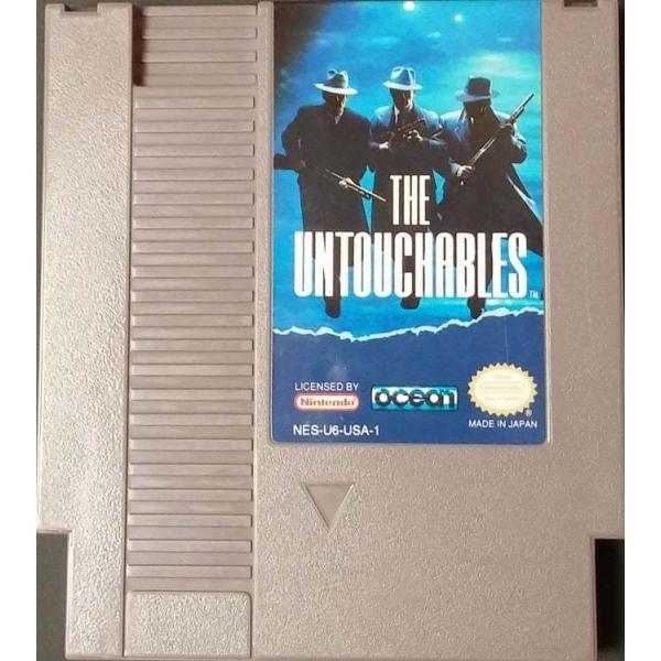 北米版 ファミコン NES Untouchables Blue label アンタッチャブル ブルー...