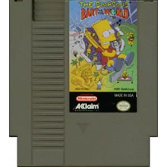 北米版 ファミコン NES Simpsons Bart vs World シンプソンズ