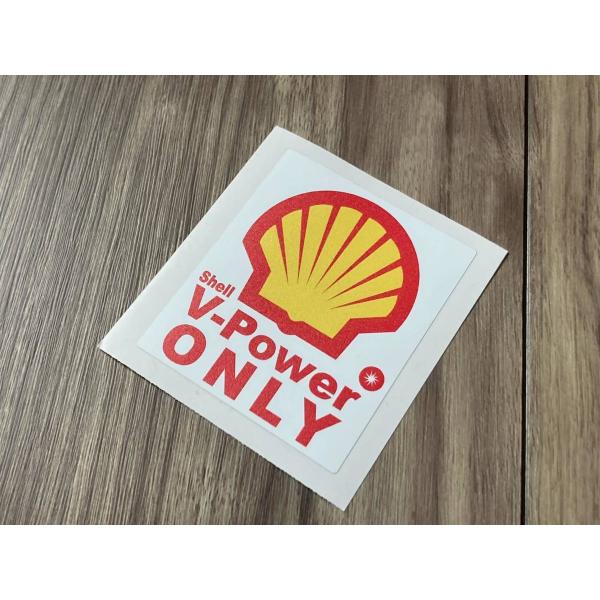 SHELL V-POWER シェル オイル 石油 ステッカー