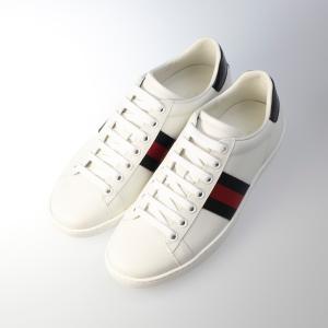 グッチ GUCCI レディーススニーカー ホワイトレザースニーカー 387993