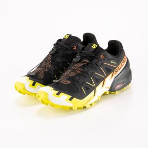 サロモン SALOMON メンズスニーカー スピードクロス6 ゴアテックス SPEEDCROSS 6 GTX Black/Sulphur L47465400　フィットハウス｜fithouse